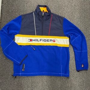 $199 Tommy Hilfiger Rare NWT Teddy Fleece Ski Jacket XL Signature Embroidered